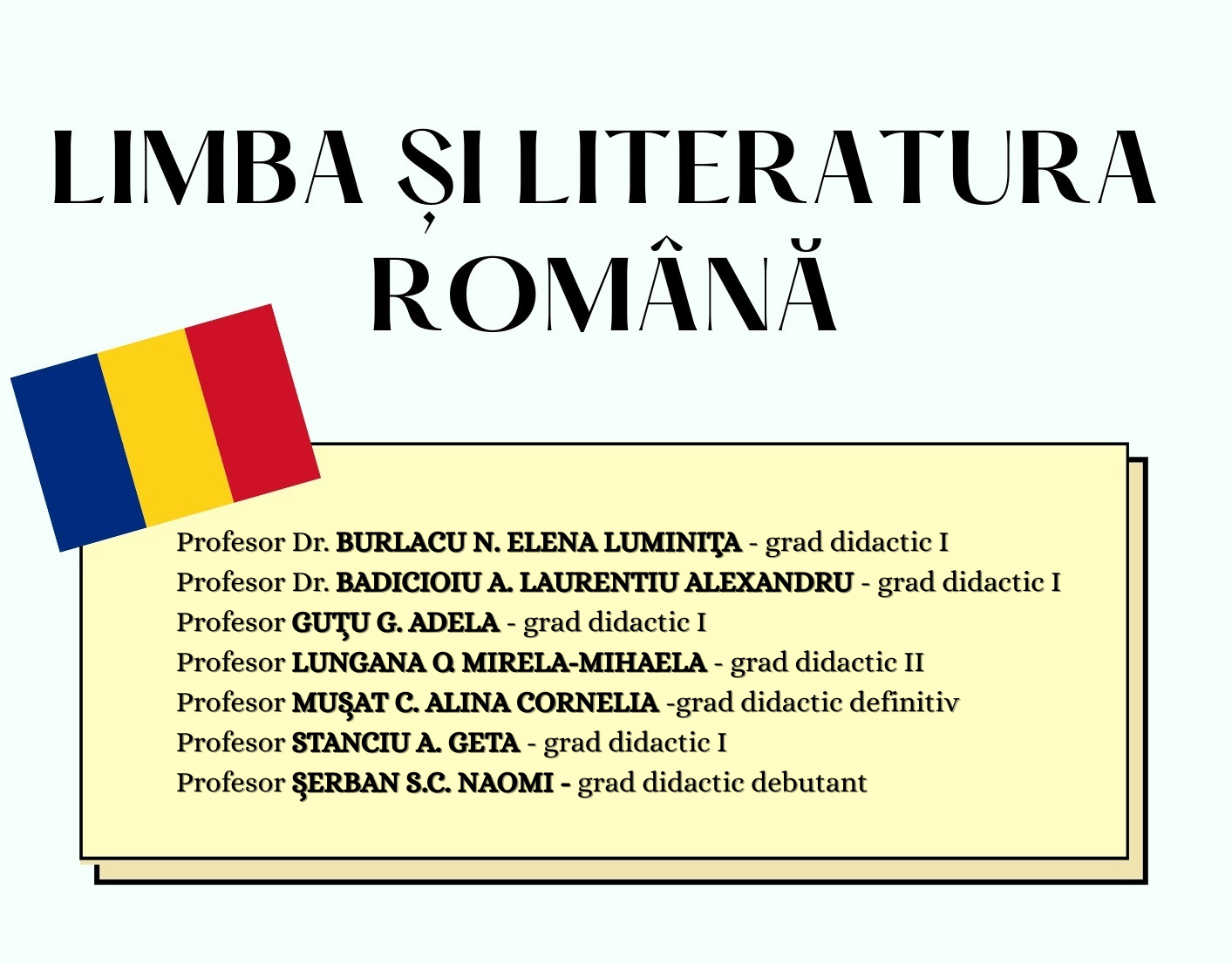 Limba și literatura română